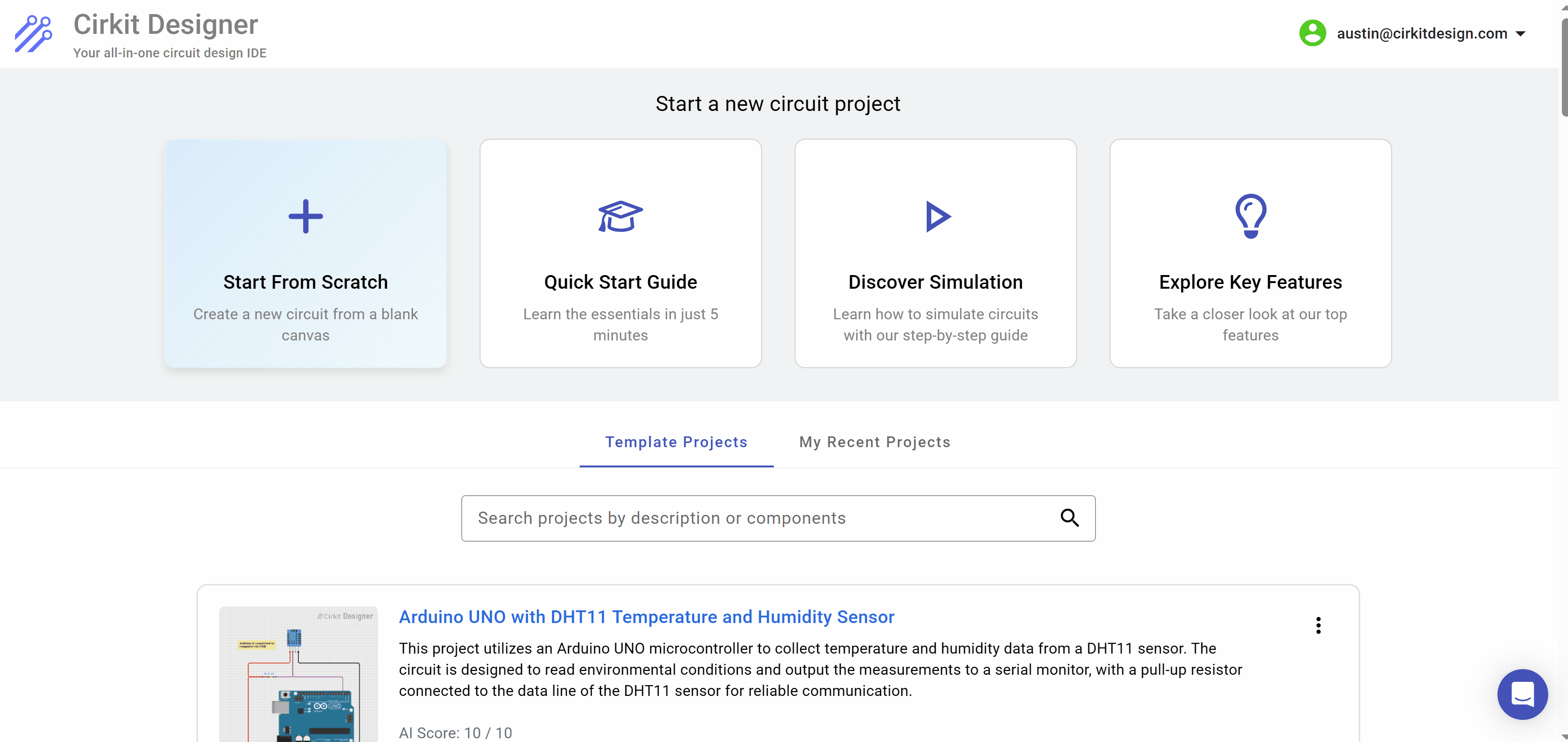 Opening Component Editor