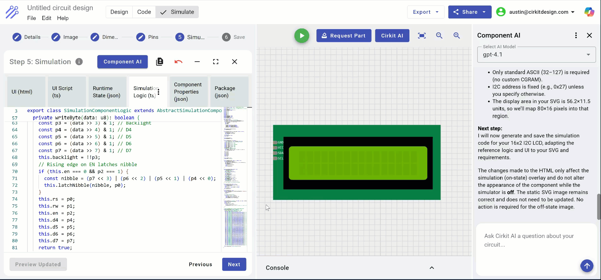 Test Simulation Logic #1